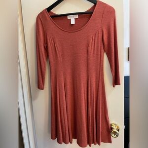 Forever 21 burnt orange skater dress